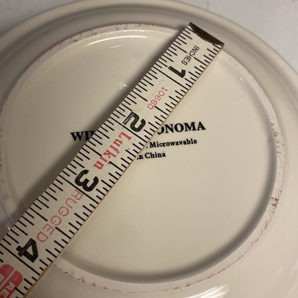 Williams Sonoma Corkscrew Porcelain 6”D Plates Set of Six - Picture 12 of 16